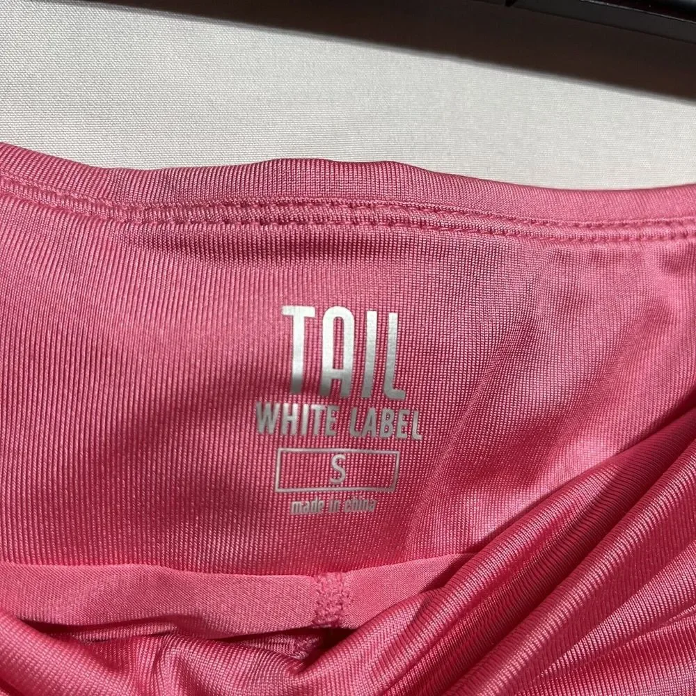 Tail Golf Skirt Skort Women's Small Pink Grapefruit Pockets Pleated Pull‎ On